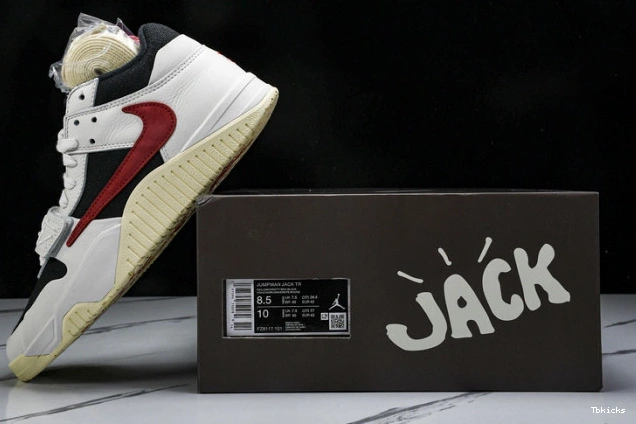 Rep TBK x Jack FZ8117-101 Scott Red Travis Jordan Jumpman TR University 0713